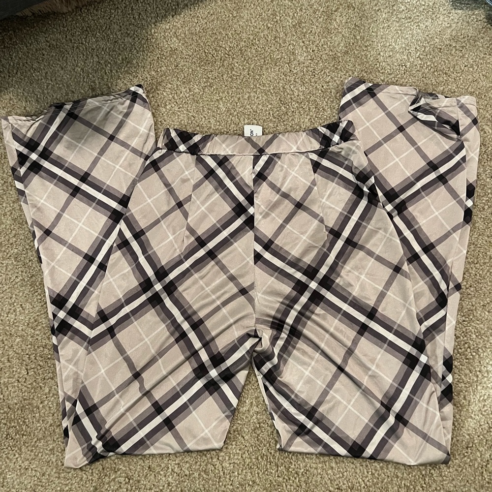 Tall patterned flare pants size UK 14 (US 10)